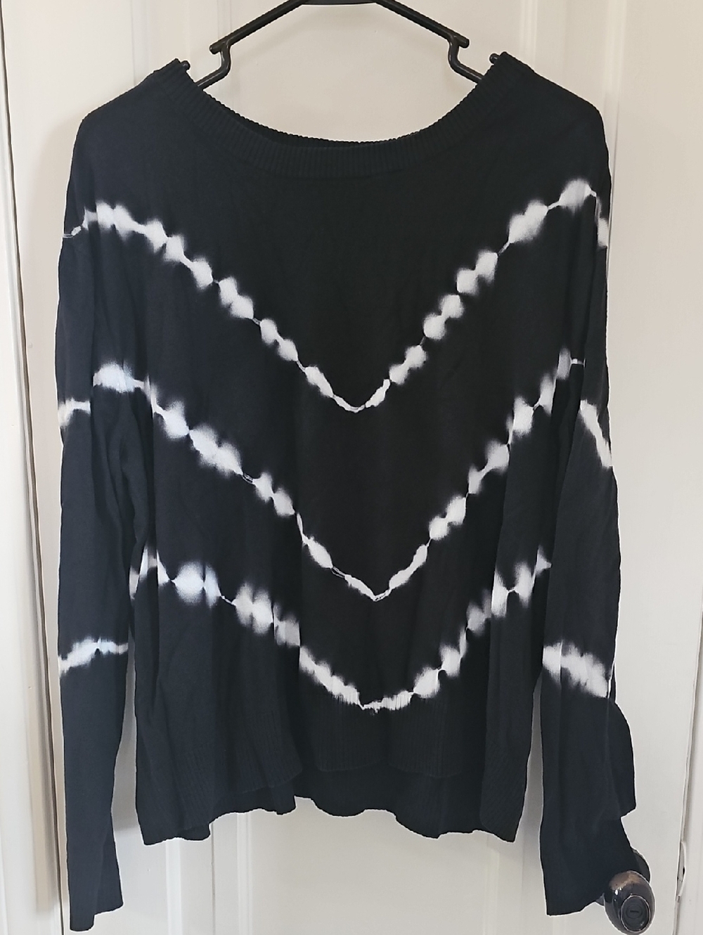 Apt. 9 Black Sweater with Blue Label